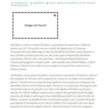Com US$ 300 bilhões em transações previstos para 2017, o setor revela uma onda de fusões e aquisições – O Guia Offshore